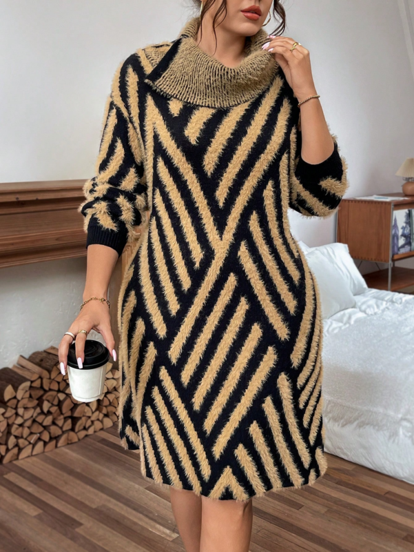 Contrast Color Dropped Shoulder MA9