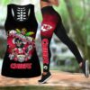 Kansas City Chiefs Skull Girl Limited Edition All Over Print Combo Leggings Tank Top S-5xl New022010
