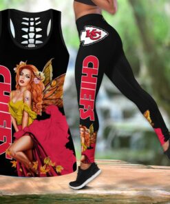 Kansas City Chiefs Fairy Girl Limited Edition All Over Print Combo Leggings Tank Top S-5xl New022410