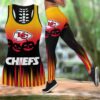 Kansas City Chiefs Pumkins Halloween Limited Edition All Over Print Combo Leggings Tank Top S-5xl New047910