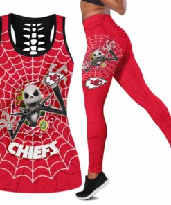 Kansas City Chiefs Halloween Jack Skellington Limited Edition All Over Print Combo Leggings Tank Top S-5xl Nla020910
