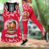 Kansas City Chiefs Halloween Pumpkin Spider And Bats Limited Edition All Over Print Combo Leggings Tank Top S-5xl Nla023210
