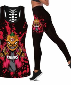 Kansas City Chiefs Halloween Pumpkin Ghosts Limited Edition All Over Print Combo Leggings Tank Top S-5xl Nla025910