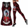 Kansas City Chiefs Halloween Skull Girl Limited Edition All Over Print Combo Leggings Tank Top S-5xl Nla026910