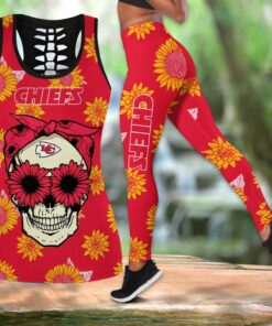 Kansas City Chiefs Sunflowers Limited Edition All Over Print Leggings Tank Top S-5xl Nla069510