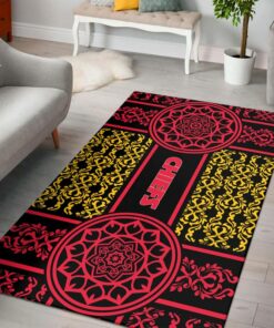 NFL Kansas City Chiefs Flower Retro Pattern PREMIUM Area Rug Size S M L NLA052610