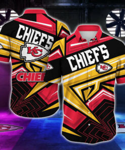Chiefs Geometric Vibes Bold Hawaiian Shirt