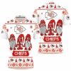Christmas Gnomes Kansas City Chiefs Ugly Sweatshirt Polo Shirt
