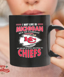 I may live in Michigan but on gameday my heart and soul belongs to Chiefs Mug