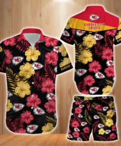 Island Kingdom Style Kansas City Chiefs Hawaiian Shirt