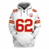 Joe Thuney Kansas City Chiefs American Football Conference Champions Hoodie Zip Hoodie White