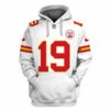 Kadarius Toney Kansas City Chiefs American Football Conference Champions Hoodie Zip Hoodie White