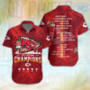 Kansas City Chiefs 2025 Super Bowl LIX Champions Hawaiian Shirt