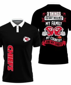 Kansas City Chiefs 3 Things You Don't Mess With Independence Day Polo Shirt