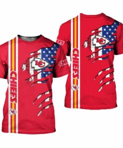 Kansas City Chiefs American Flag Limited Edition Unisex T-Shirts New021710