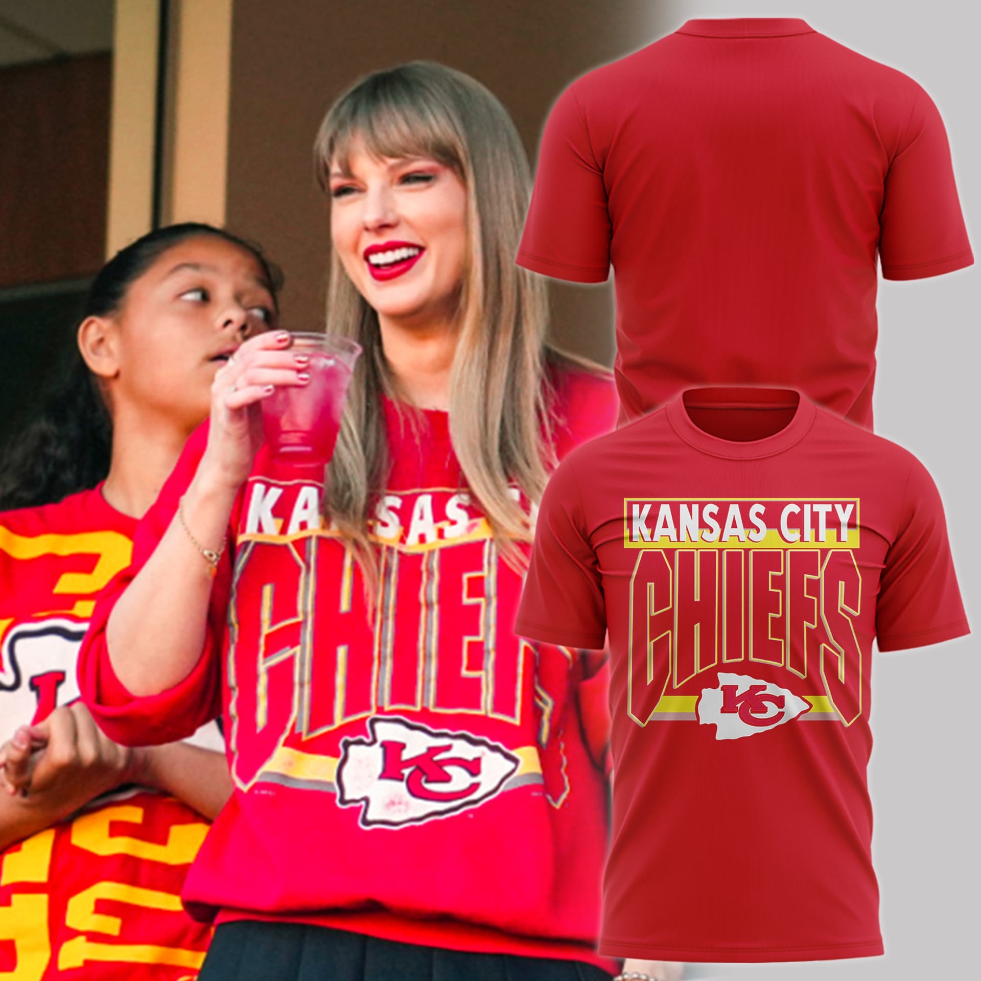 Kansas City Chiefs Bold Fan Spotlight Shirt