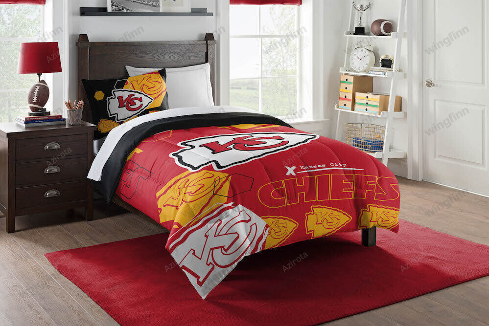 Kansas City Chiefs Bold Logo Bedding Set