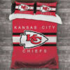 Kansas City Chiefs Bold Stripe Logo Bedding Set
