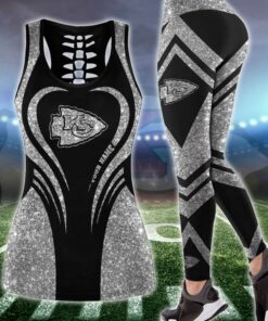 Kansas City Chiefs Camo Deer Leggings And Tank Top