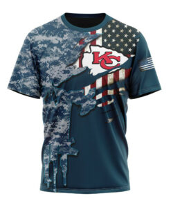 Kansas City Chiefs Camo Patriot T-Shirt