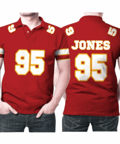 Kansas City Chiefs Chris Jones 95 Great Player Polo Shirt