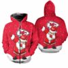 Kansas City Chiefs Christmas Dab Santa Hoodie Zip Hoodie Limited Edition Size S-5xl New063710