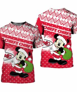 Kansas City Chiefs Christmas Mickey Limited Edition Unisex T-Shirts Nla029410