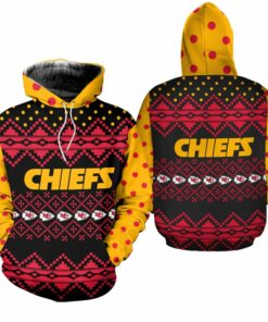 Kansas City Chiefs Christmas Pattern Hoodie Zip Up Hoodie Nla039910