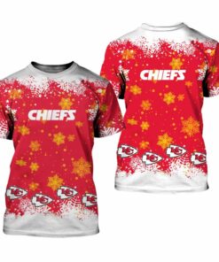 Kansas City Chiefs Christmas Pattern Limited Edition Unisex T-Shirts Nla034210