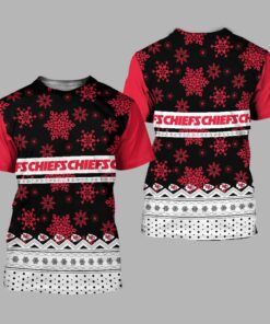 Kansas City Chiefs Christmas Pattern Limited Edition Unisex T-Shirts Nla037810