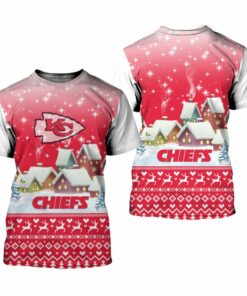 Kansas City Chiefs Christmas Pattern Limited Edition Unisex T-Shirts Nla038110