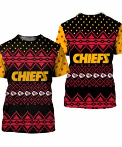 Kansas City Chiefs Christmas Pattern Limited Edition Unisex T-Shirts Nla039910