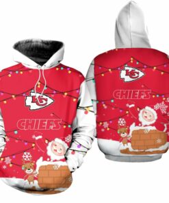 Kansas City Chiefs Christmas Pattern Snowman Hoodie Zip Up Hoodie Nla039610