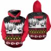 Kansas City Chiefs Christmas Reindeer Hoodie Zip Up Hoodie Nla036010