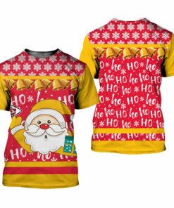 Kansas City Chiefs Christmas Santa Claus Limited Editiont-Shirts Nla034810