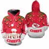 Kansas City Chiefs Christmas Santa Hoodie Zip Up Hoodie Nla030910