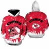 Kansas City Chiefs Christmas Skull Hoodie Zip Up Hoodie Nla032710
