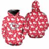 Kansas City Chiefs Christmas Snowman Patterns Hoodie Zip Hoodie Fleece Hoodie New061810