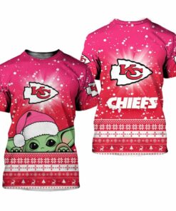 Kansas City Chiefs Christmas Yoda Limited Edition Unisex T-Shirts Nla031810