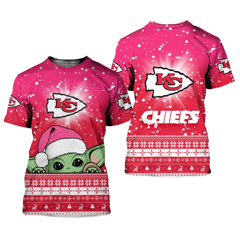 Kansas City Chiefs Christmas Yoda Limited Edition Unisex T-Shirts Nla031810