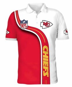 Kansas City Chiefs Classic Streak 3D Polo Shirt
