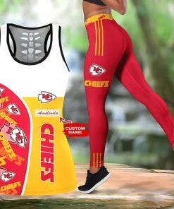 Kansas City Chiefs Custom Red and Yellow Sportswear Set