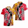 Kansas City Chiefs Dancing Skull Hawaii Shirt and Shorts Summer NEW042010