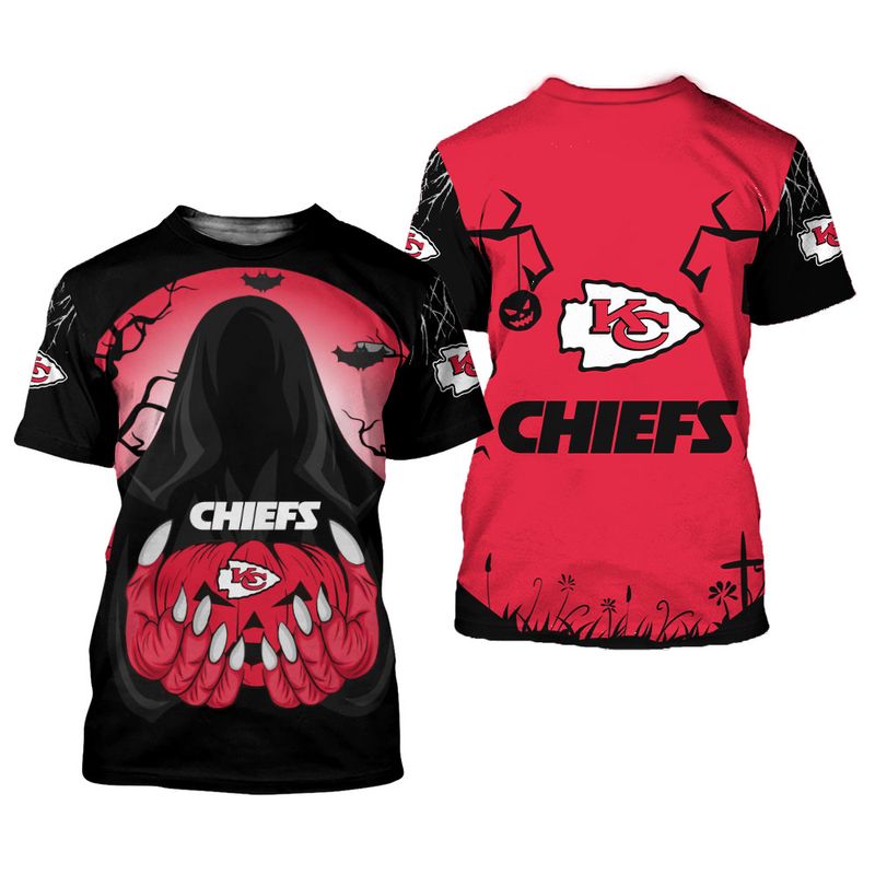 Kansas City Chiefs Death Halloween Limited Edition Unisex T-Shirts Nla024310