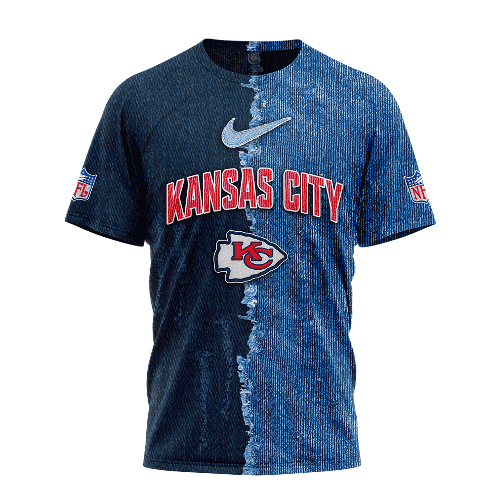 Kansas City Chiefs Denim Gridiron Legacy Shirt - Image 2