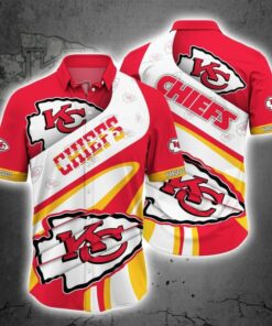 Kansas City Chiefs Dynamic Streak Hawaiian Shirt
