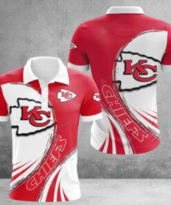 Kansas City Chiefs Dynamic Wave 3D Polo Shirt