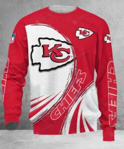 Kansas City Chiefs Dynamic Wave 3D Sweatshirt