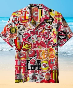 Kansas City Chiefs Fan Collage Legend Hawaiian Shirt