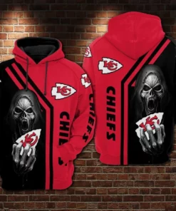 Kansas City Chiefs Fearsome Reaper 3D Hoodie